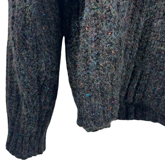 AERIE OFFLINE New Hooded Sweater Grey Multi-color Speck Color Size Large - Picture 4 of 9